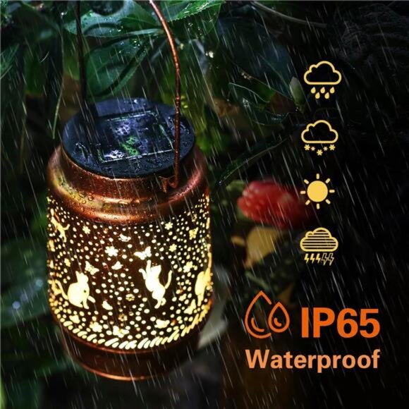 Cat Solar Lanterns Waterproof Hanging Solar Lights Cat Gifts for Women Men - Picture 4 of 7